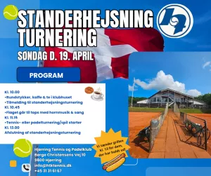 Standerhejsningsturnering. Kom og vær med!