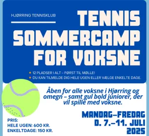 Tenniscamp for voksne